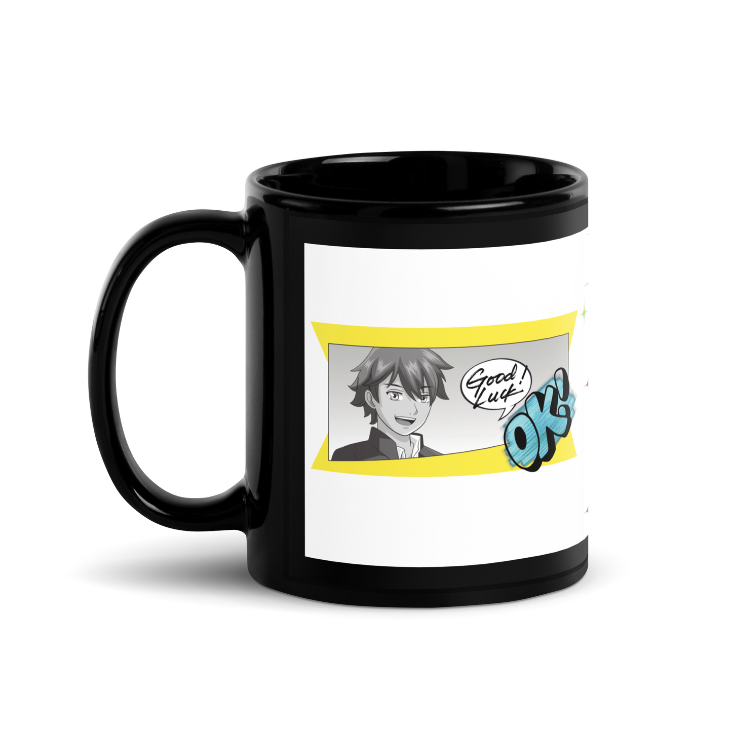 Anime Voice Over "Quotes": Classic Ceramic Black Glossy Mug