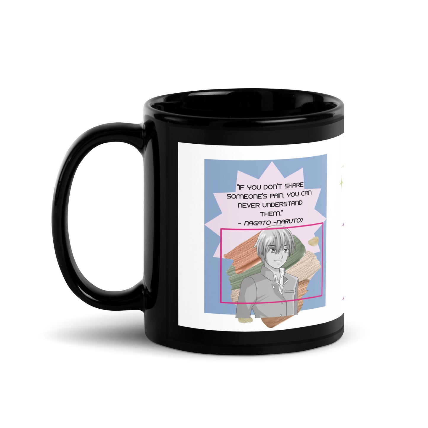 Anime Voice Over "Quotes": Classic Black Glossy Mug