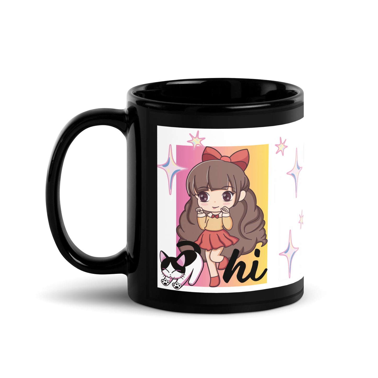 Anime Voice Over "Quotes": Classic Ceramic Black Glossy Mug