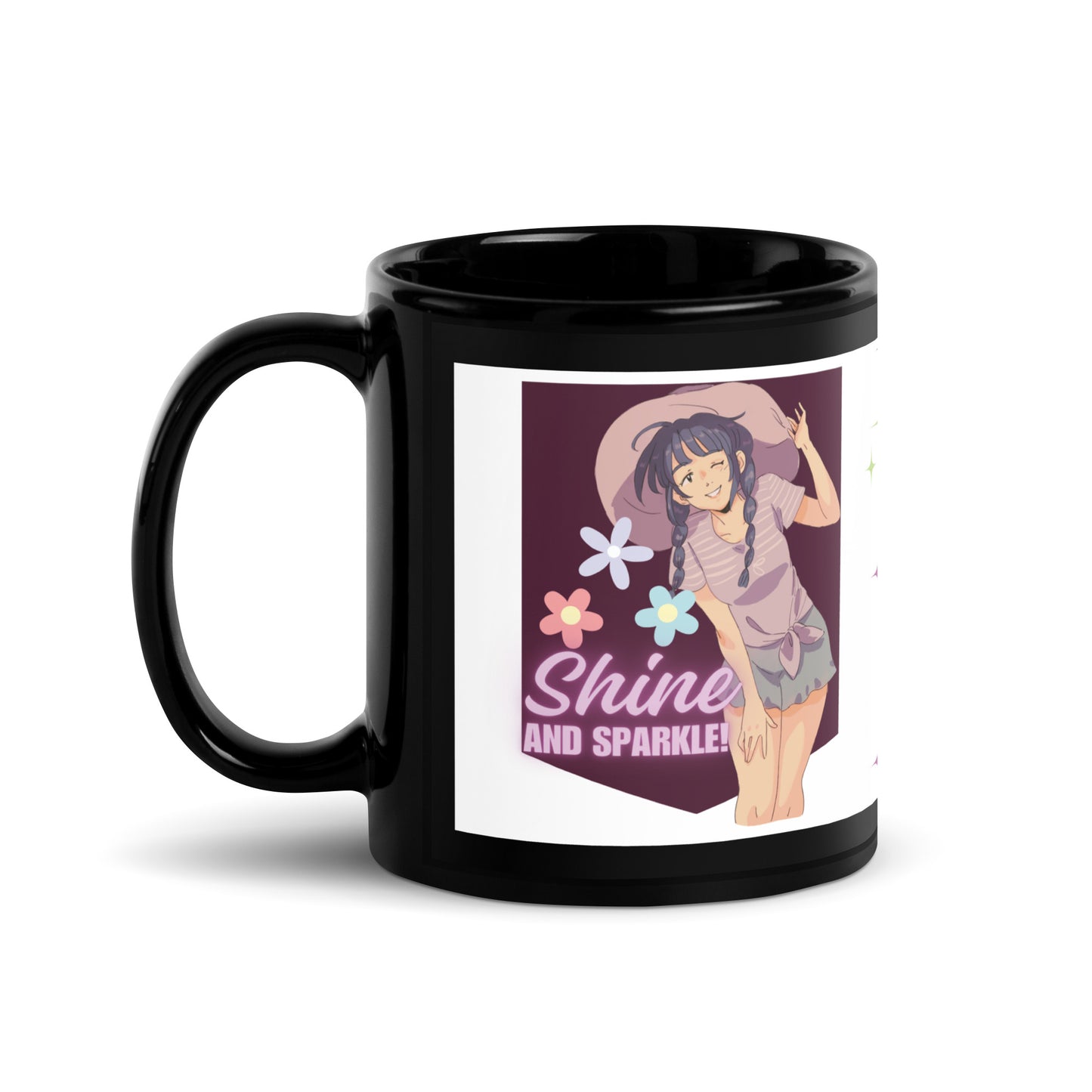 Anime Voice Over "Quotes": Classic Ceramic Black Glossy Mug