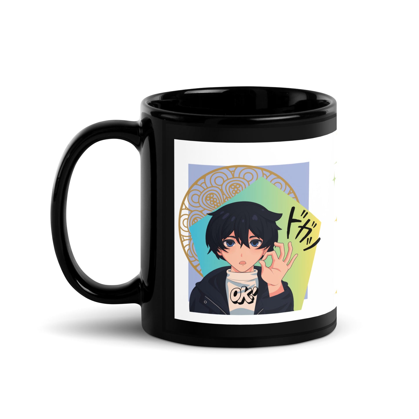 Anime Voice Over "Quotes": Classic Ceramic Black Glossy Mug