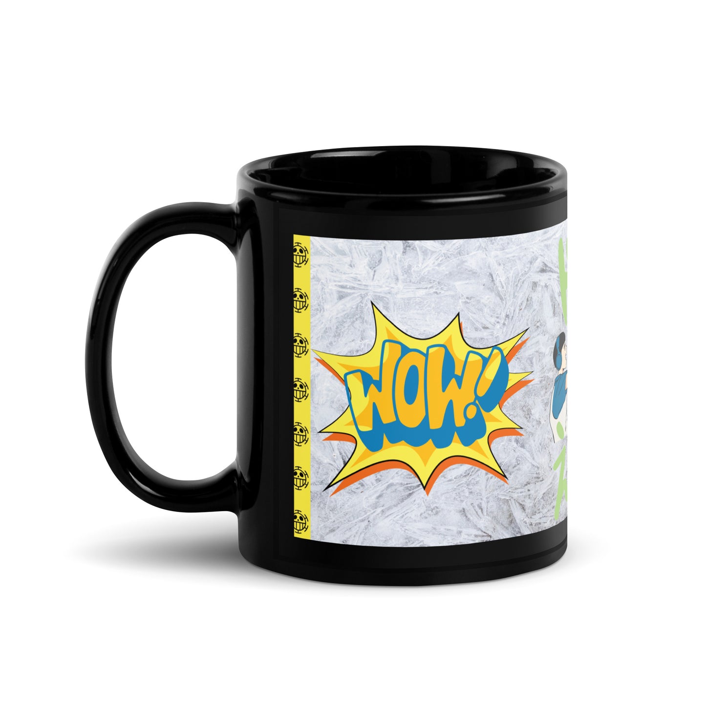 Anime Voice Over "HEY": Classic Ceramic Black Glossy Mug