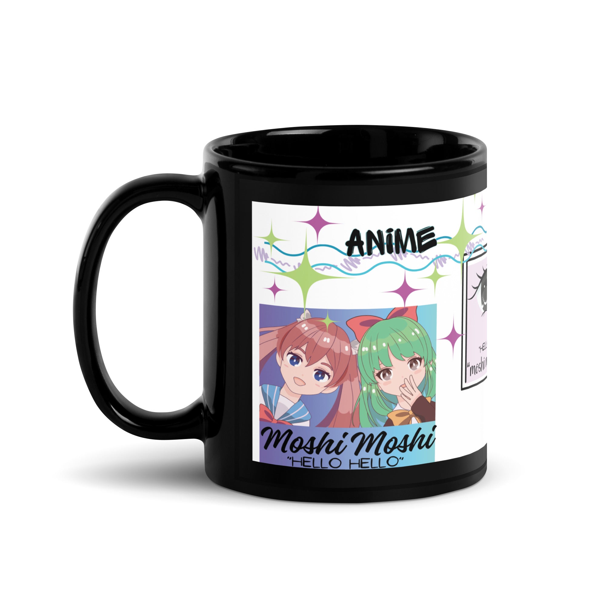 Anime Voice Over: Classic Ceramic Black Glossy Mug