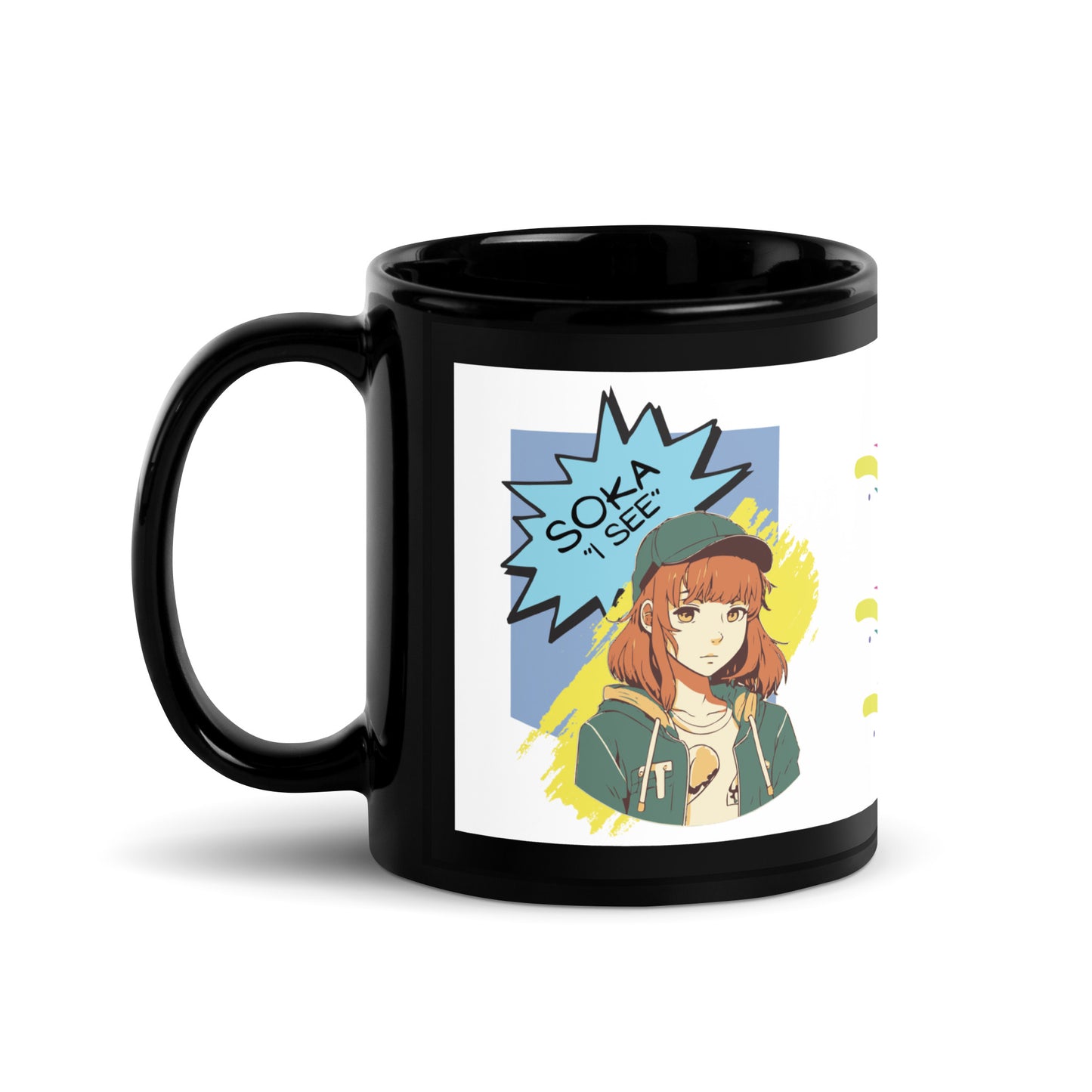 Anime Voice Over "Stand Out": Classic Ceramic Black Glossy Mug