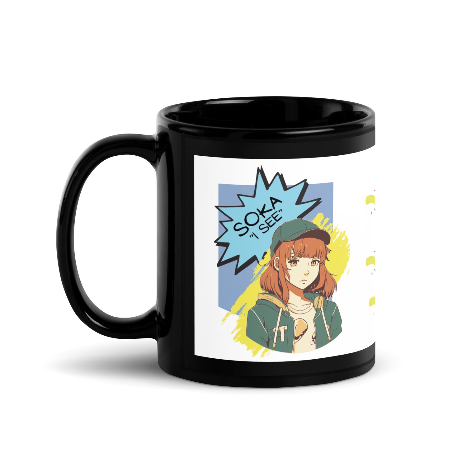 Anime Voice Over &quot;Stand Out&quot;: Classic Ceramic Black Glossy Mug