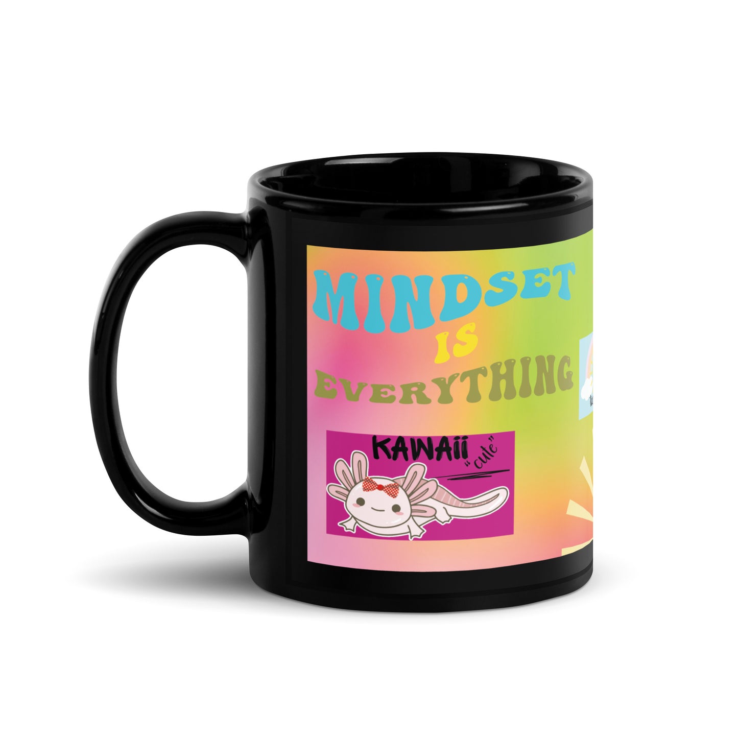 Anime Voice Over "Motivational": Classic Ceramic Black Glossy Mug