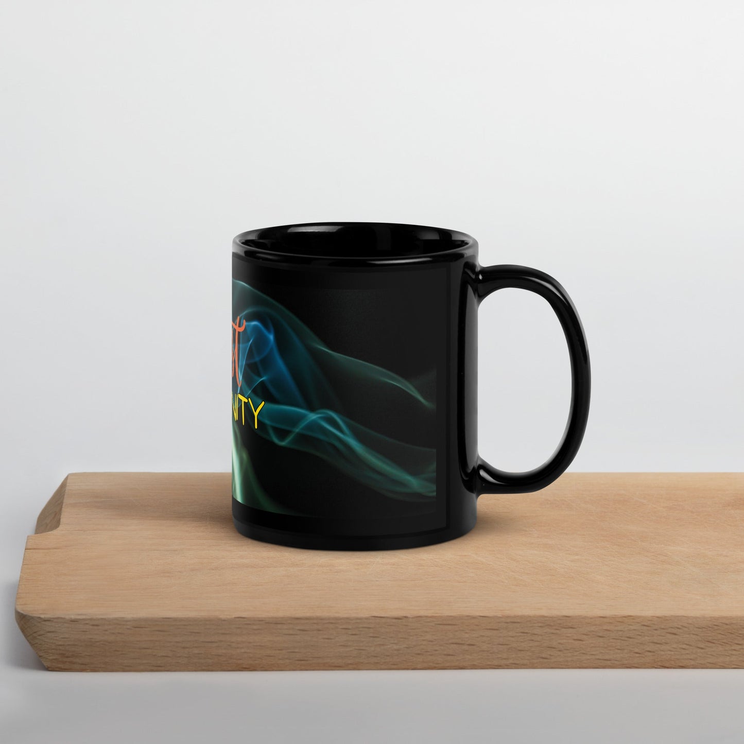 Podcast Insanity Classic Black Glossy Ceramic Mug