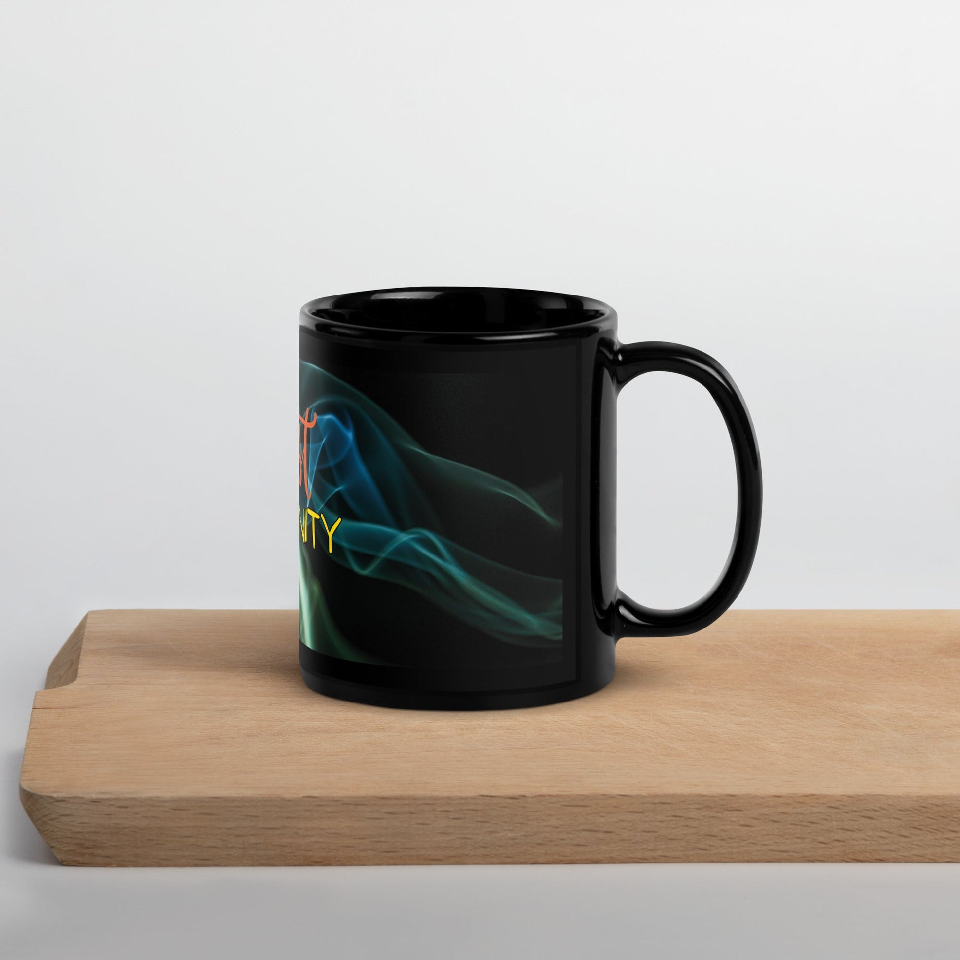 Podcast Insanity Classic Black Glossy Ceramic Mug