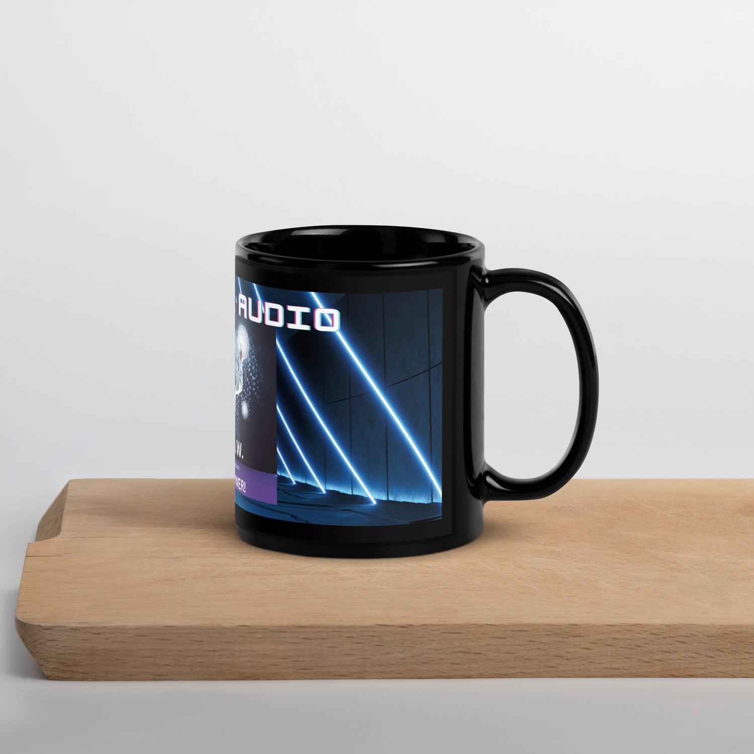 D.A.W. Audio Editor Classic Black Glossy Mug