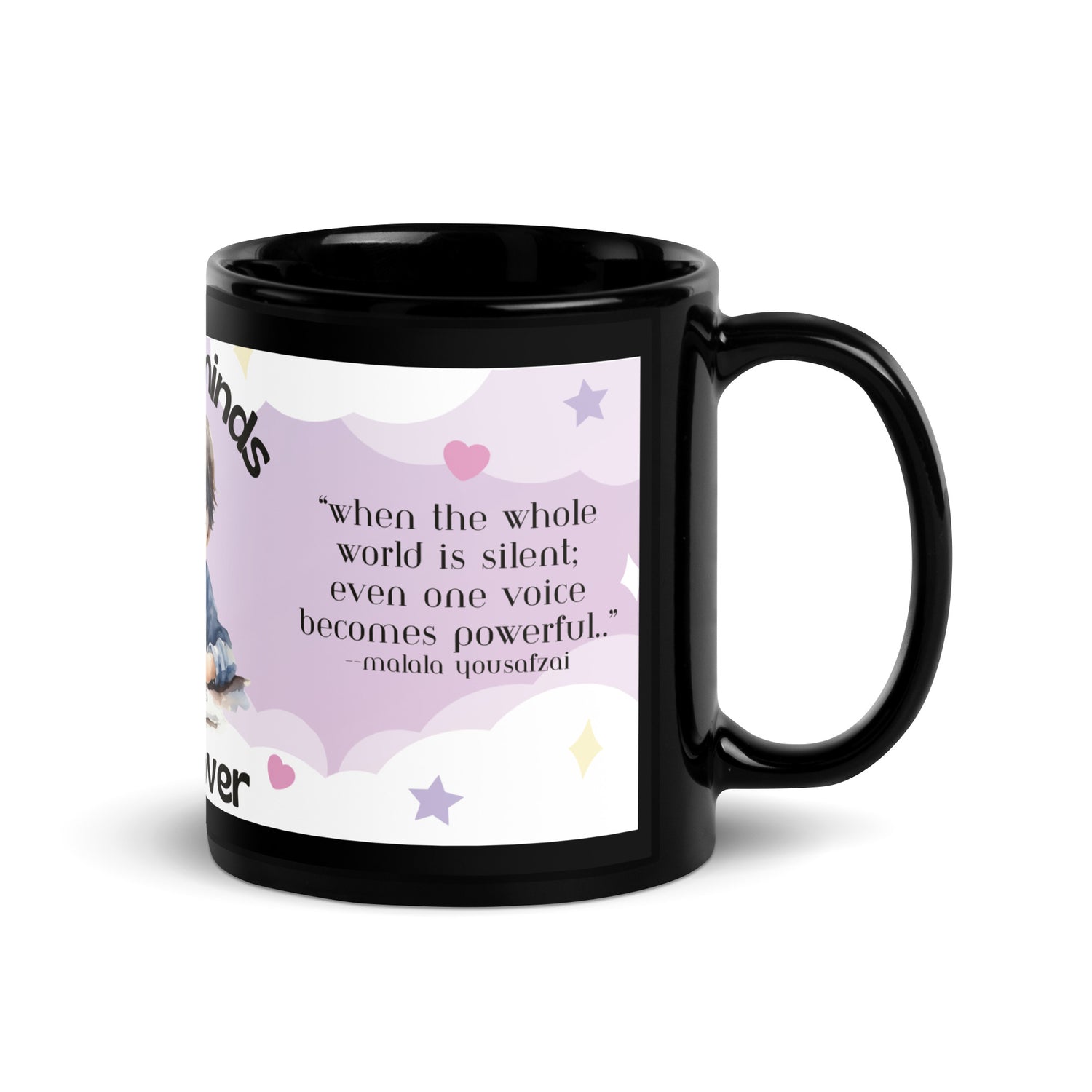 Voice Actor Young Minds: Classic Black Glossy Mug