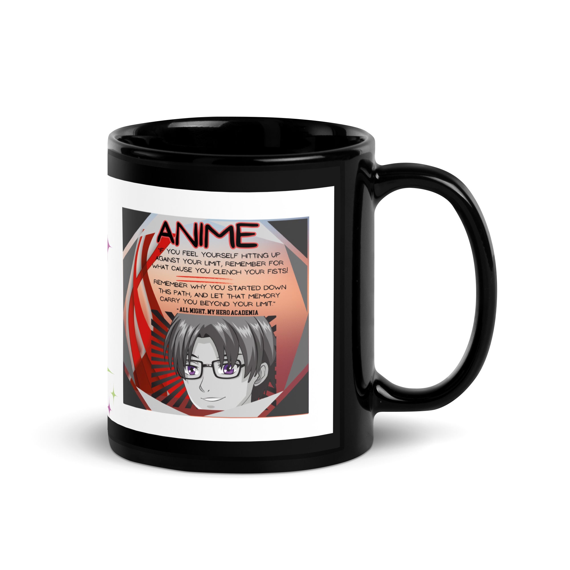 Anime Voice Over &quot;Quotes&quot;: Classic Ceramic Black Glossy Mug