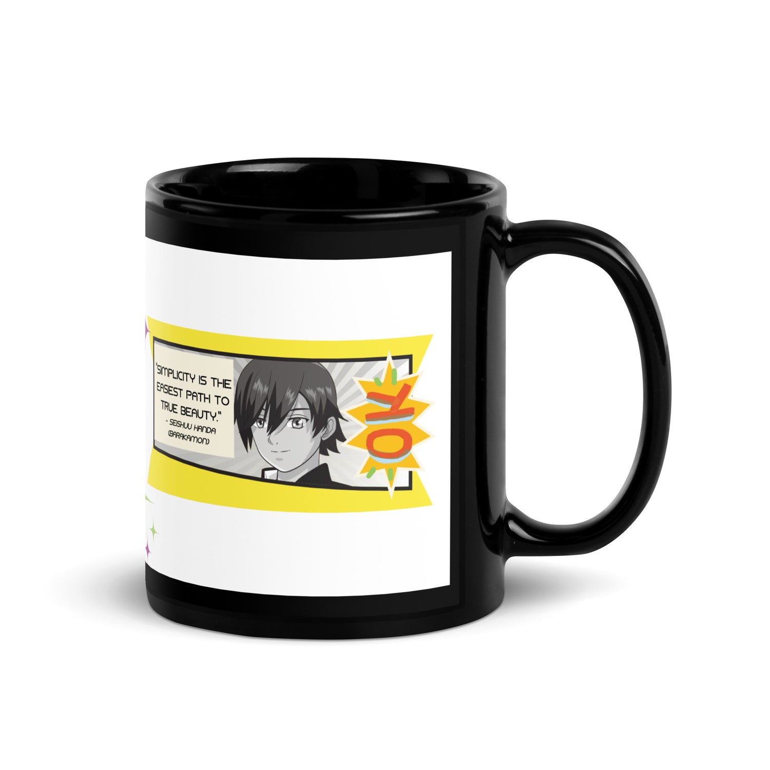 Anime Voice Over &quot;Quotes&quot;: Classic Ceramic Black Glossy Mug