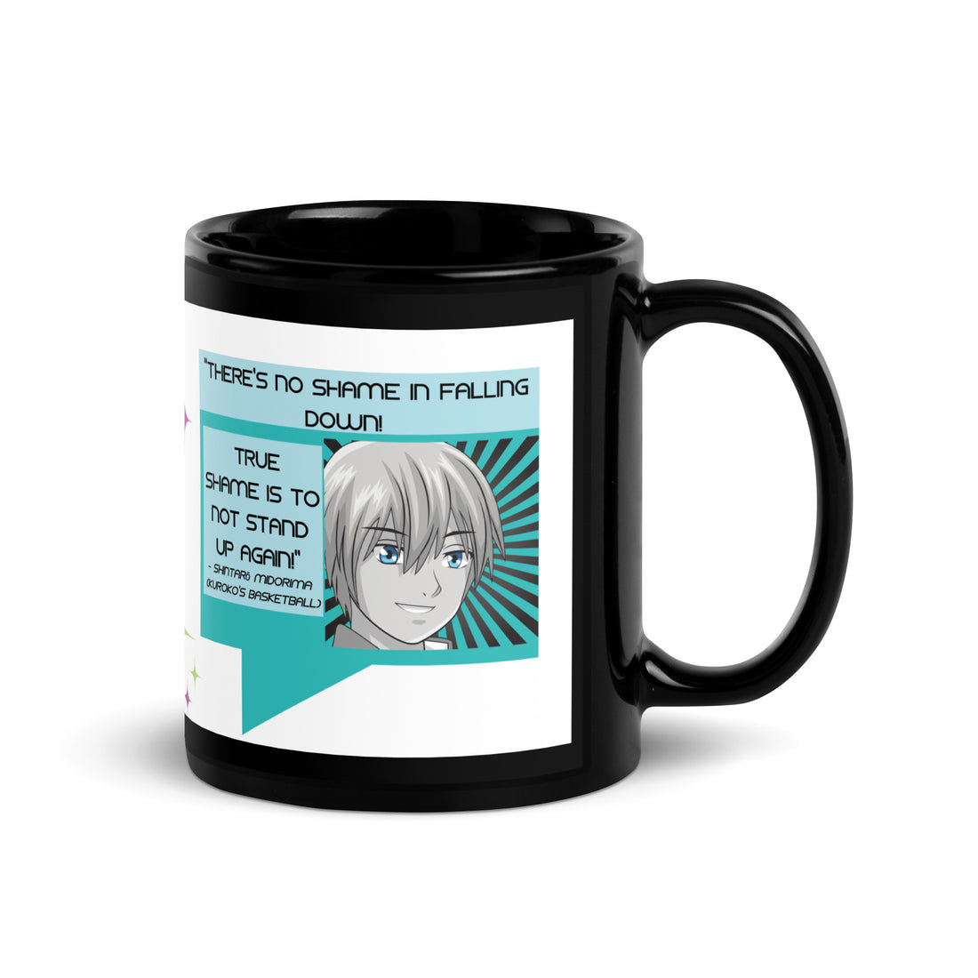 Anime Voice Over &quot;Quotes&quot;: Classic Ceramic Black Glossy Mug