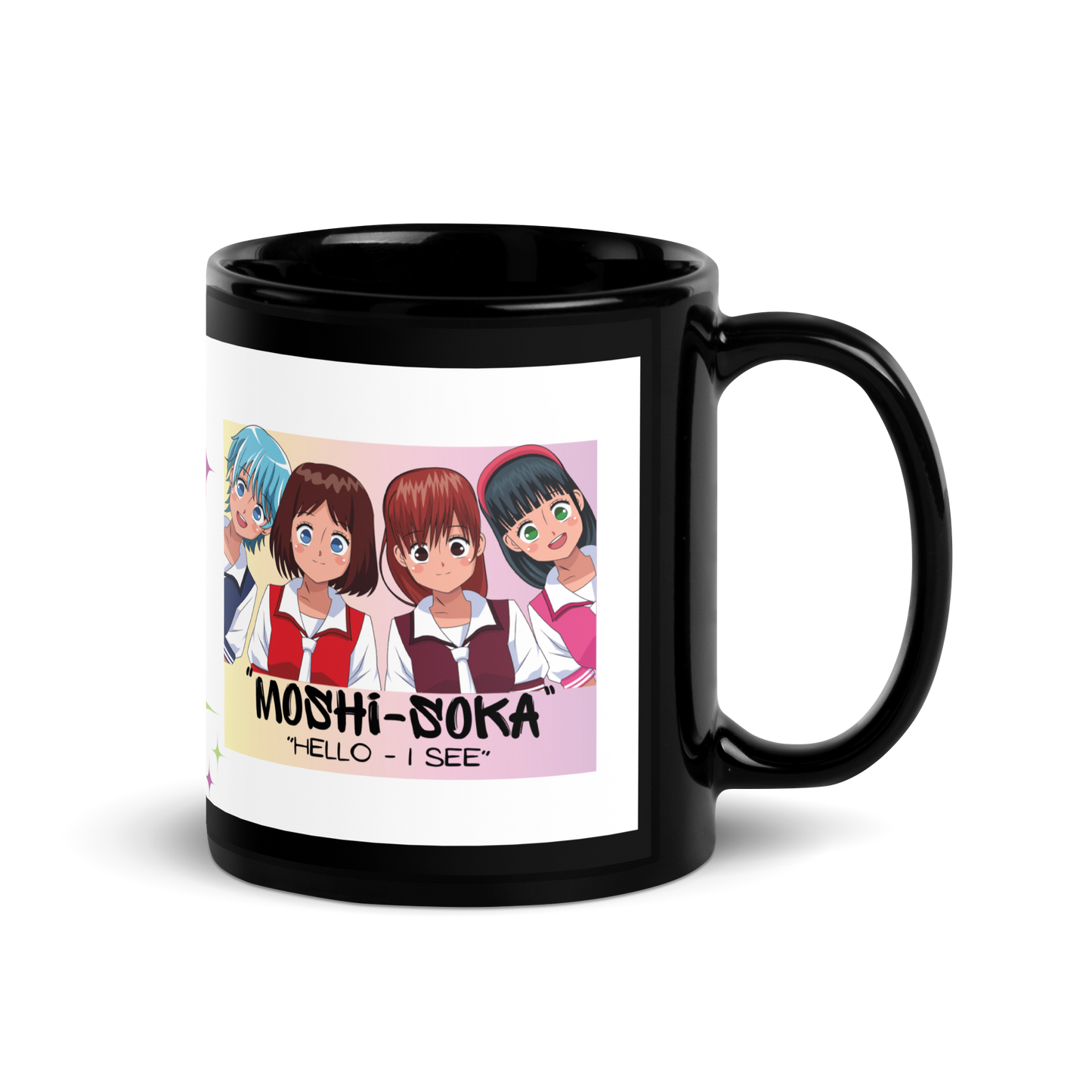 Anime Voice Over "Quotes": Classic Ceramic Black Glossy Mug