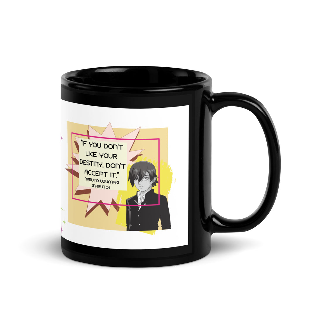 Anime Voice Over &quot;Quotes&quot;: Classic Ceramic Black Glossy Mug