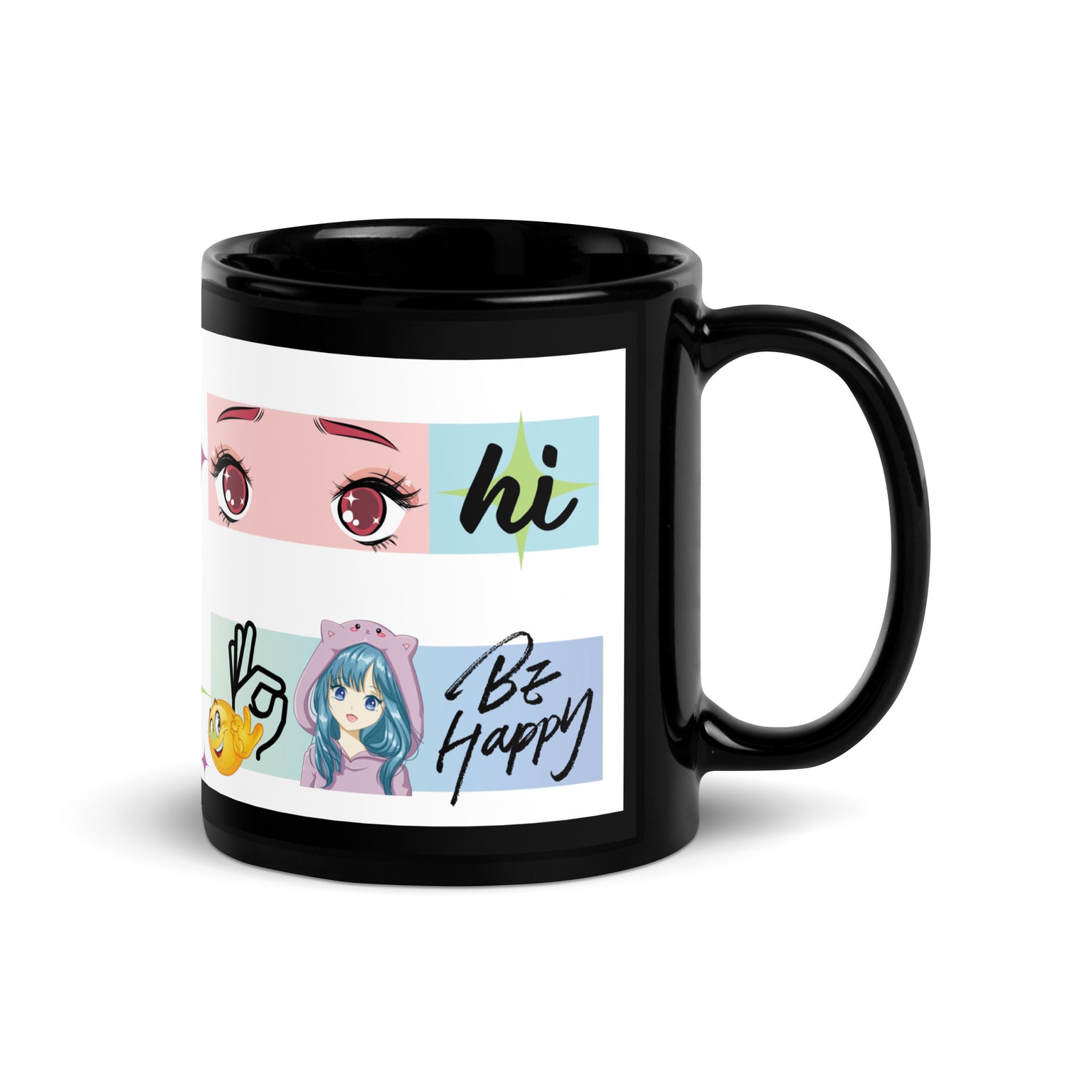 Anime Voice Over &quot;Quotes&quot;: Classic Ceramic Black Glossy Mug