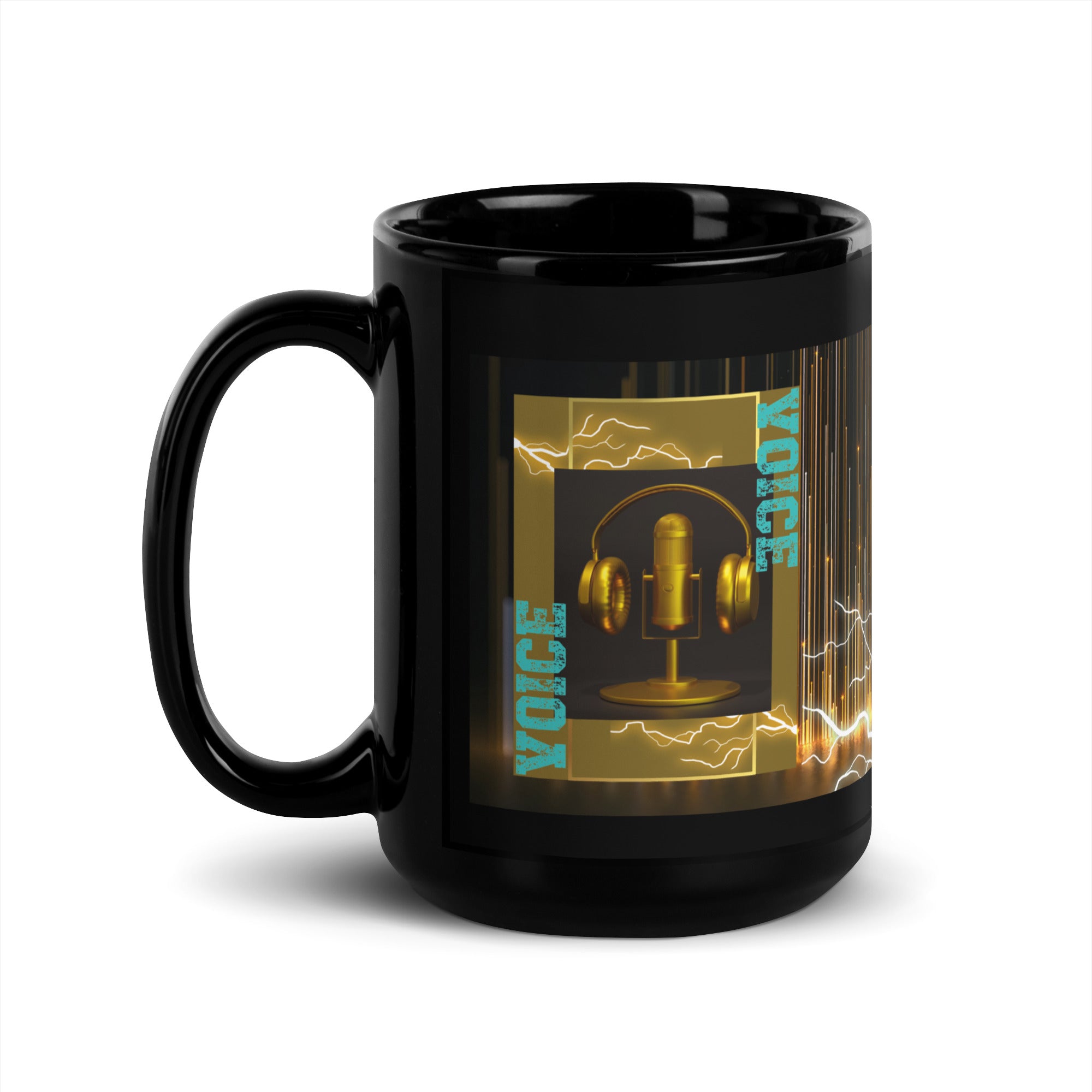 Gaming Voice Over &quot;Voice Actor Guild&quot;: Classic Ceramic Black Glossy Mug