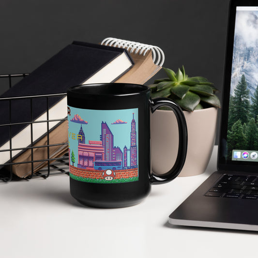 Let's Play: Gaming Classic Black Glossy Mug