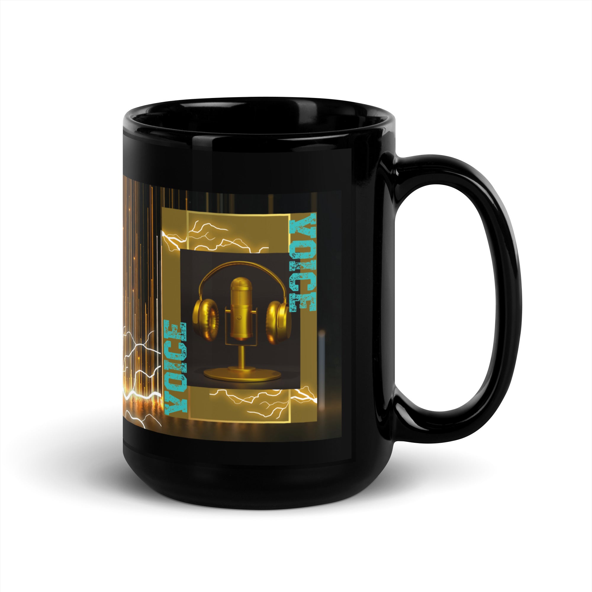 Gaming Voice Over &quot;Voice Actor Guild&quot;: Classic Ceramic Black Glossy Mug