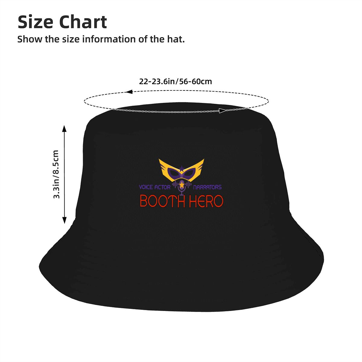 Adult Double Layer Bucket Hat (Made in USA)