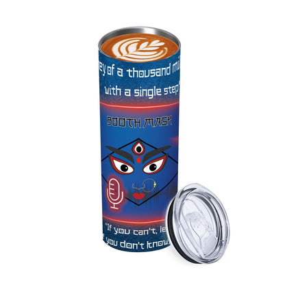 20oz Straight Stainless Steel Tumbler with Straw（Made in USA)