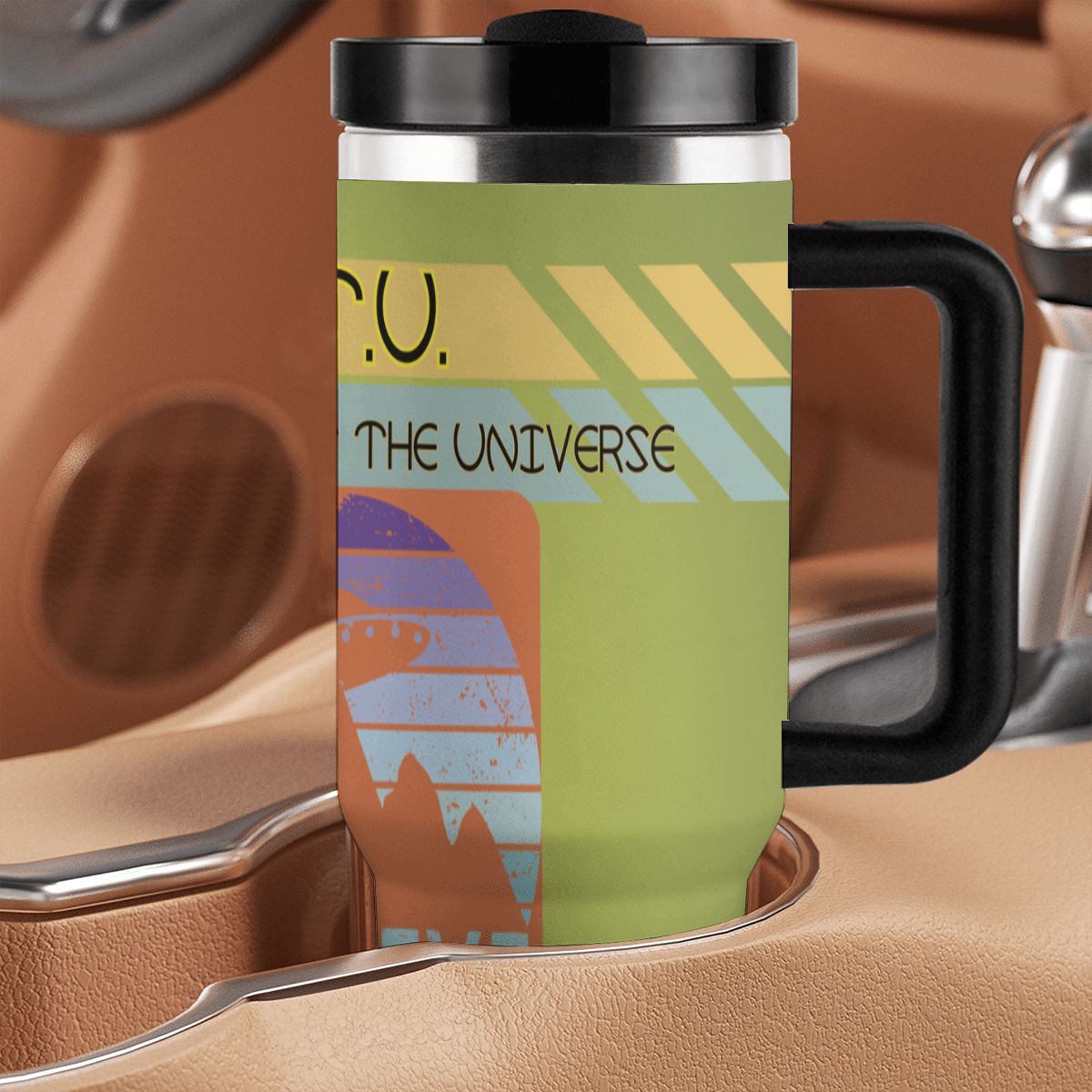 40oz Tumbler with Handle and Straw (Made in USA)