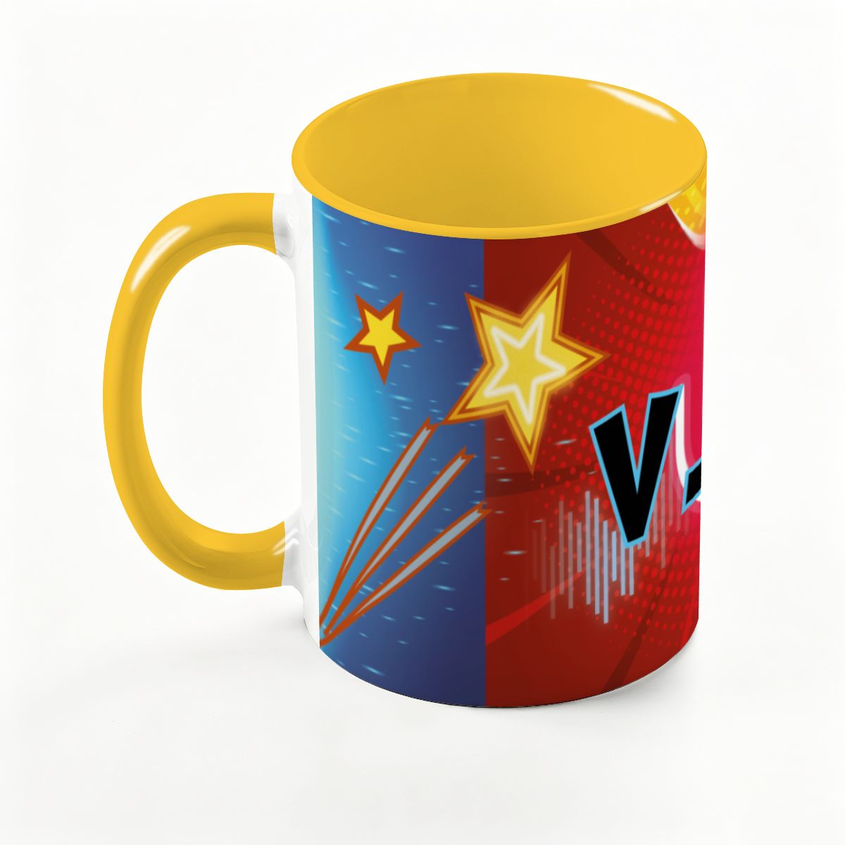 Large Colorful Mug (15oz) (Made in USA)