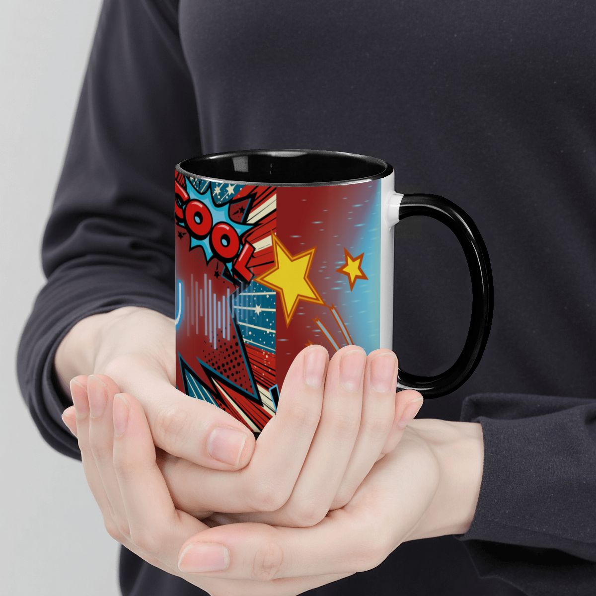 Large Colorful Mug (15oz) (Made in USA)