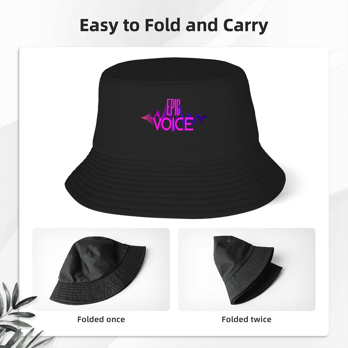 Adult DoubleLayer Bucket Hat (Made in USA)