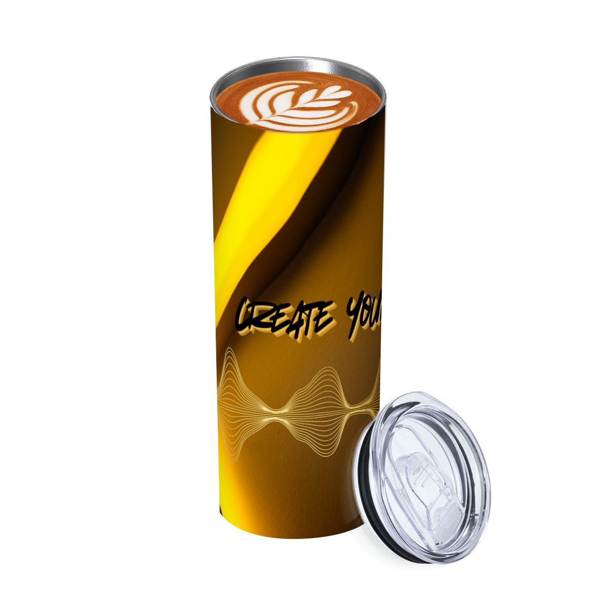 20oz Straight Stainless Steel Tumbler with Straw