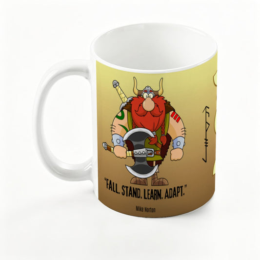 VIKING STYLE: Character Quote: Large Colorful Mug (15oz)