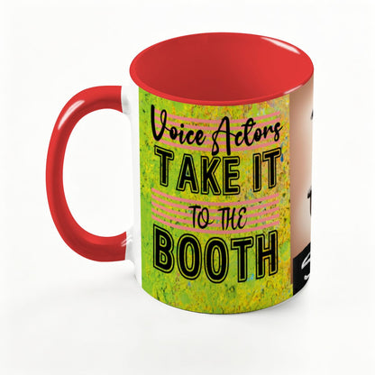 Voice Actors Take It To The Booth: Large Classic Ceramic Mug (15oz)