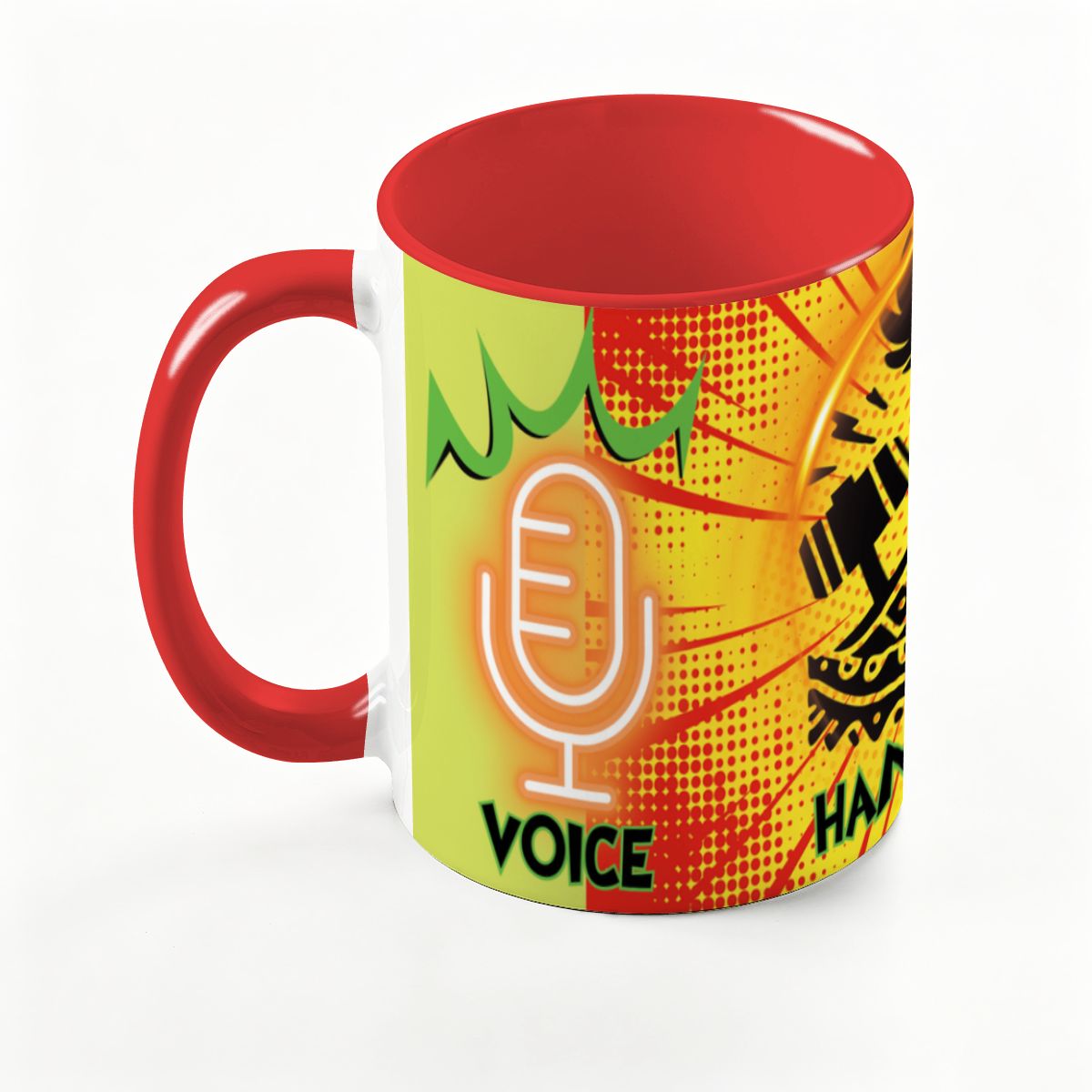 Large Colorful Mug (15oz) (Made in USA)
