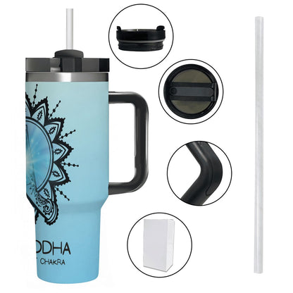 40oz Tumbler with Handle and Straw (Made in USA)