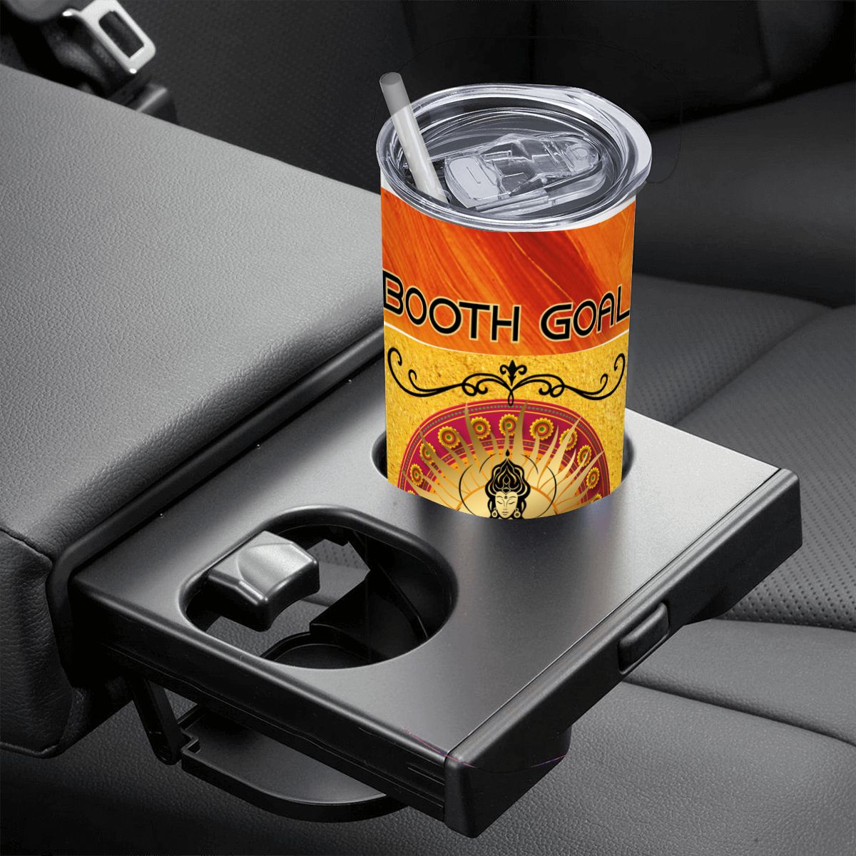 20oz Straight Stainless Steel Tumbler with Straw