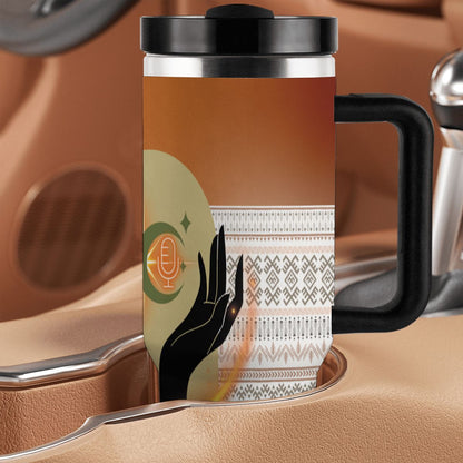 40oz Tumbler with Handle and Straw (Made in USA)