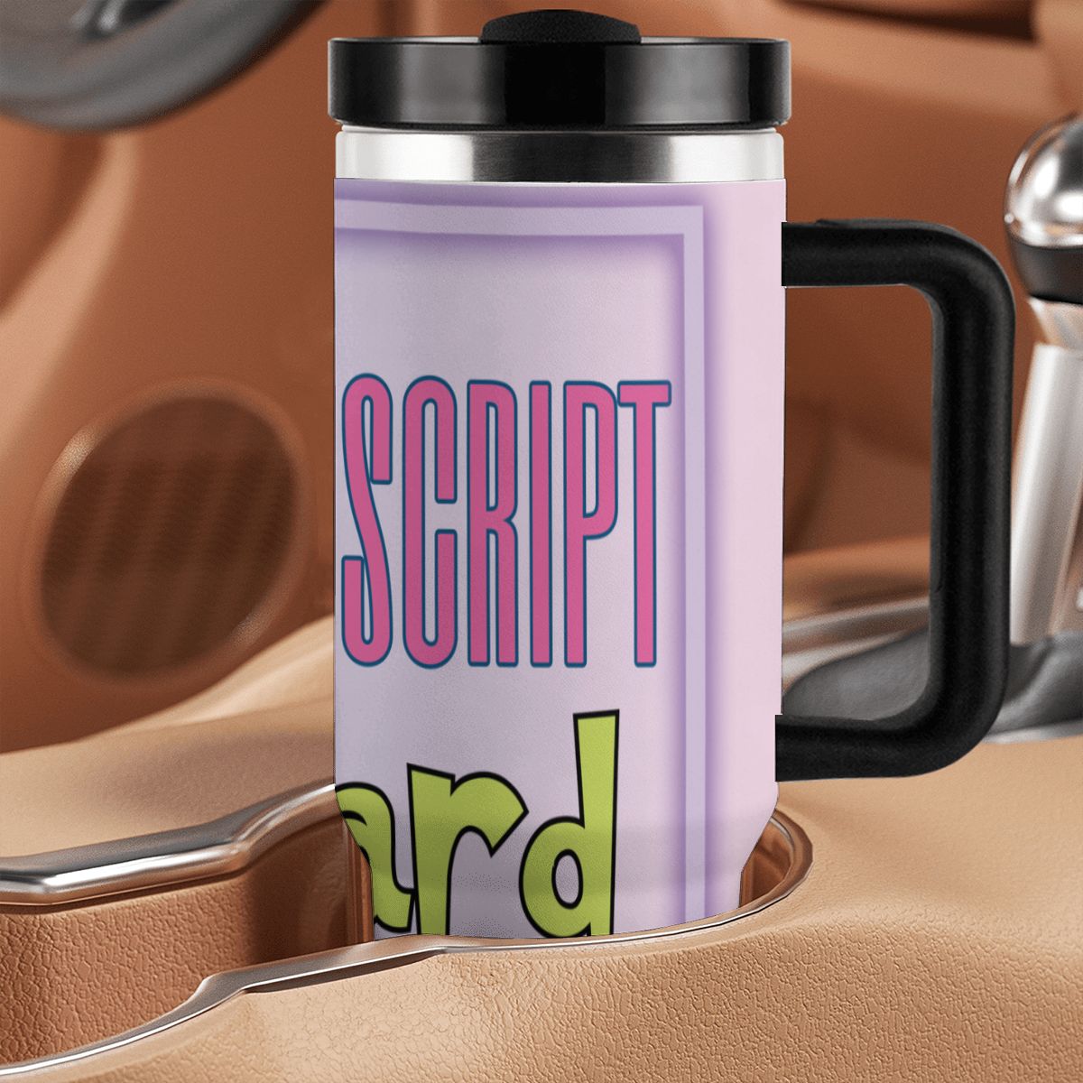 40oz Tumbler with Handle and Straw (Made in USA)