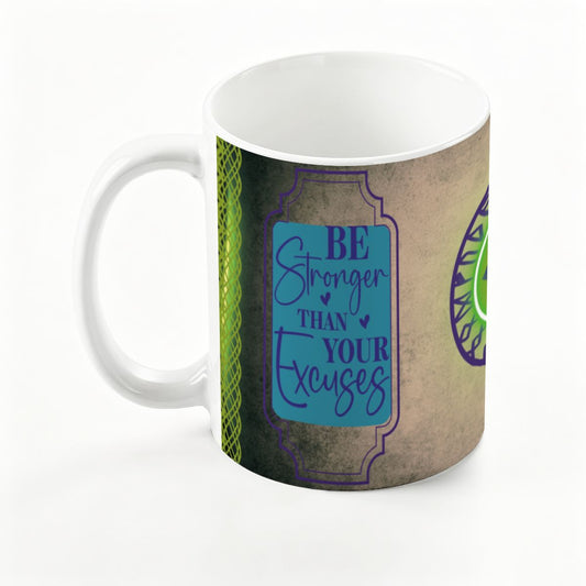 Motivational Quote: Large Colorful Mug (15oz)