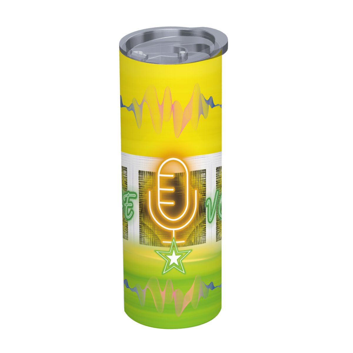 20oz Straight Stainless Steel Tumbler with Straw（Made in USA)