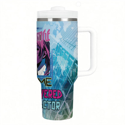 40oz Tumbler with Handle and Straw (Made in USA)