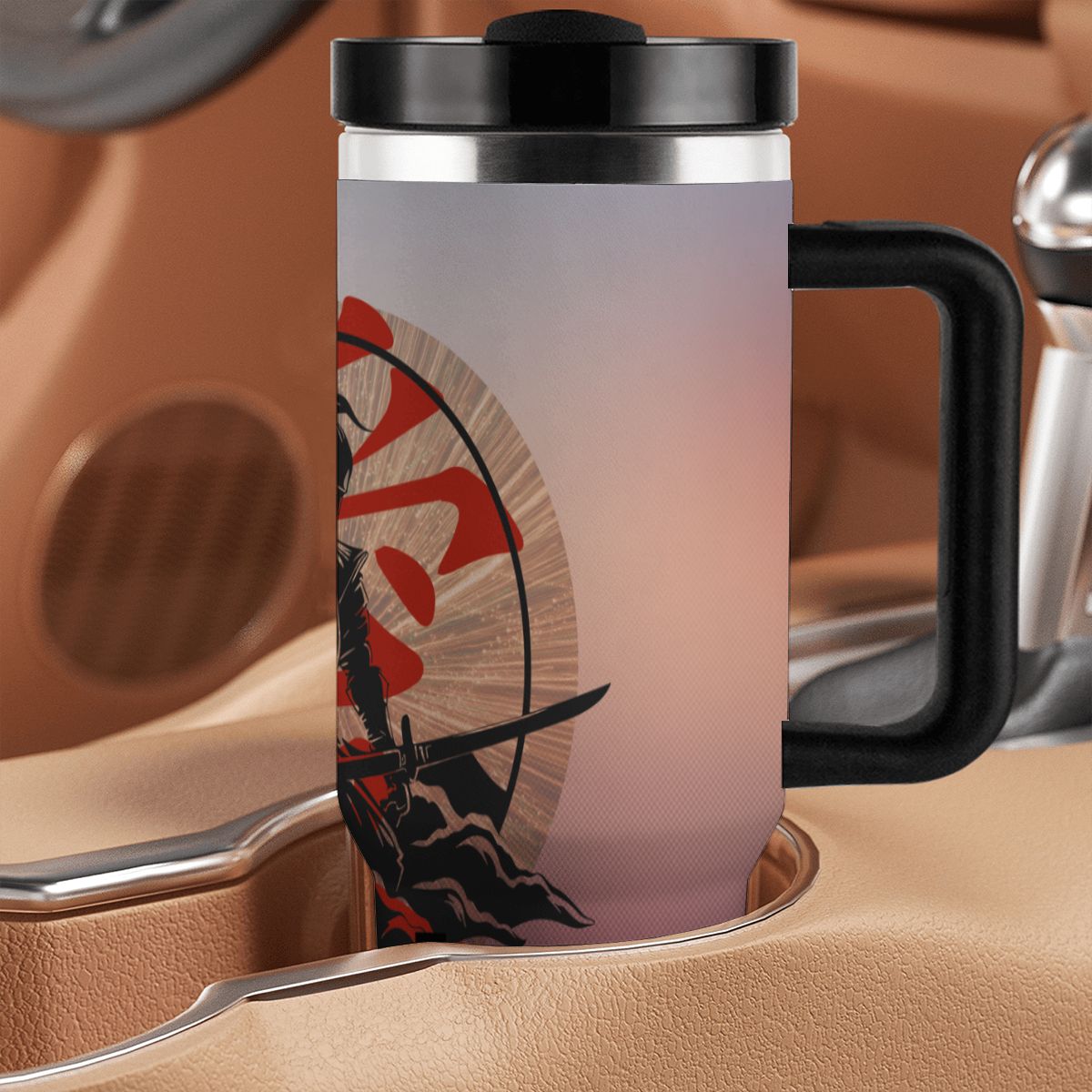 40oz Tumbler with Handle and Straw (Made in USA)