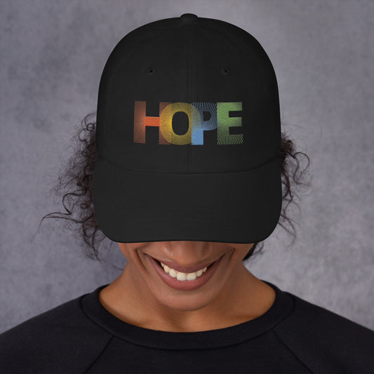 Motivational Classic Lucky Dad Hat: HOPE