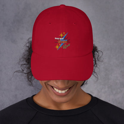 Motivational Affirmation &quot;Keep Your Spark Alive&quot;: Classic Lucky Dad Hat