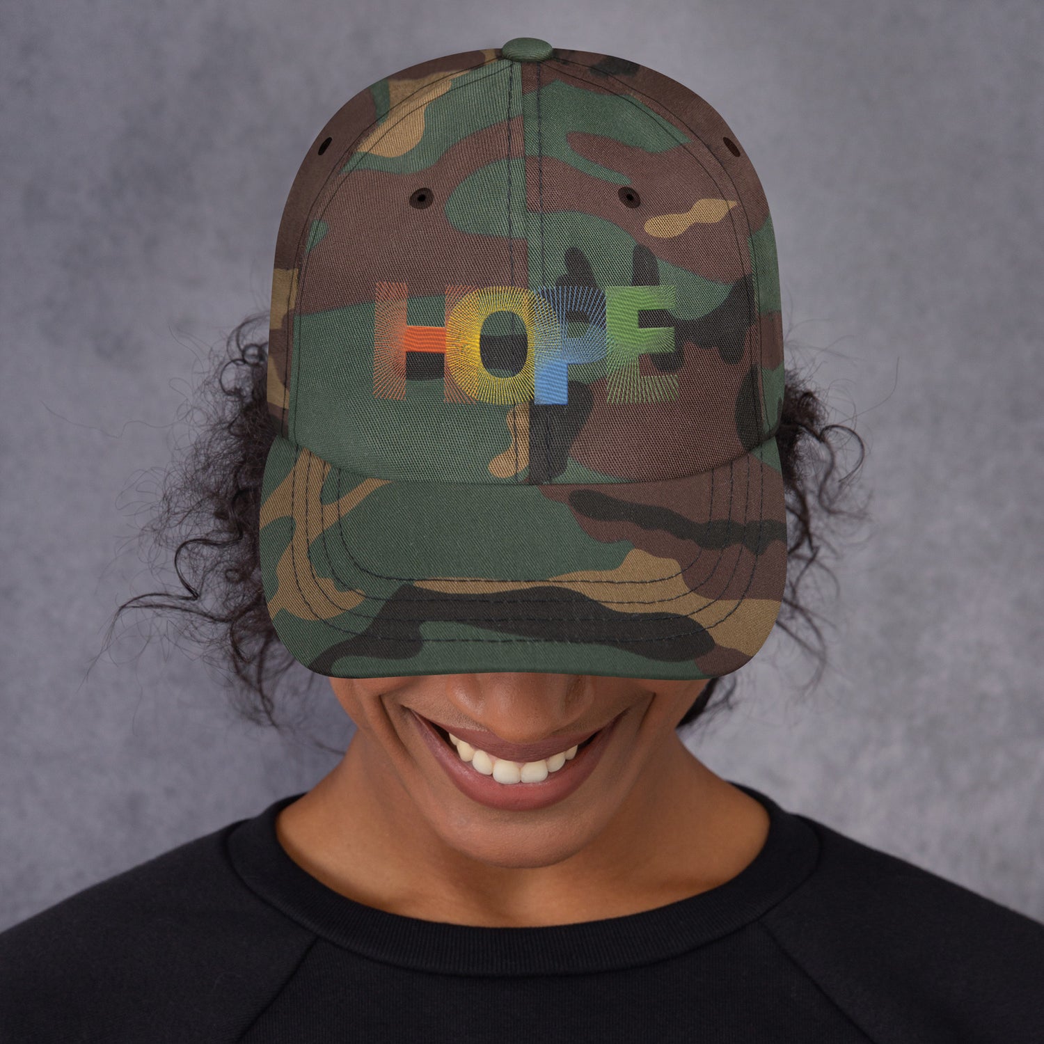 Motivational Classic Lucky Dad Hat: HOPE