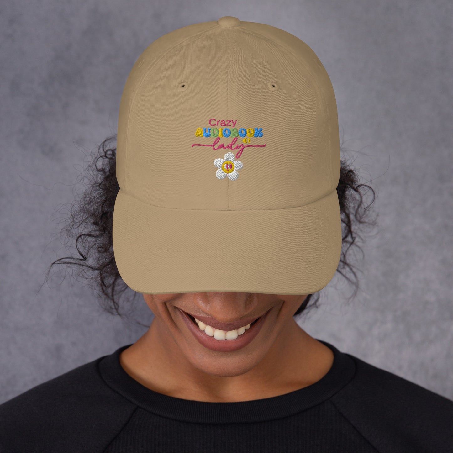 Crazy Audiobook Lady: Lucky Classic Dad Hat