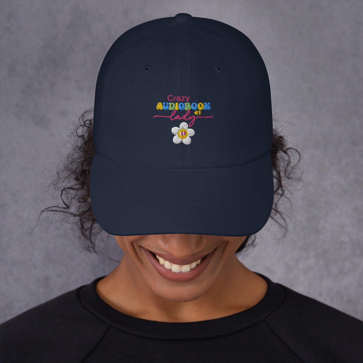 Crazy Audiobook Lady: Lucky Classic Dad Hat