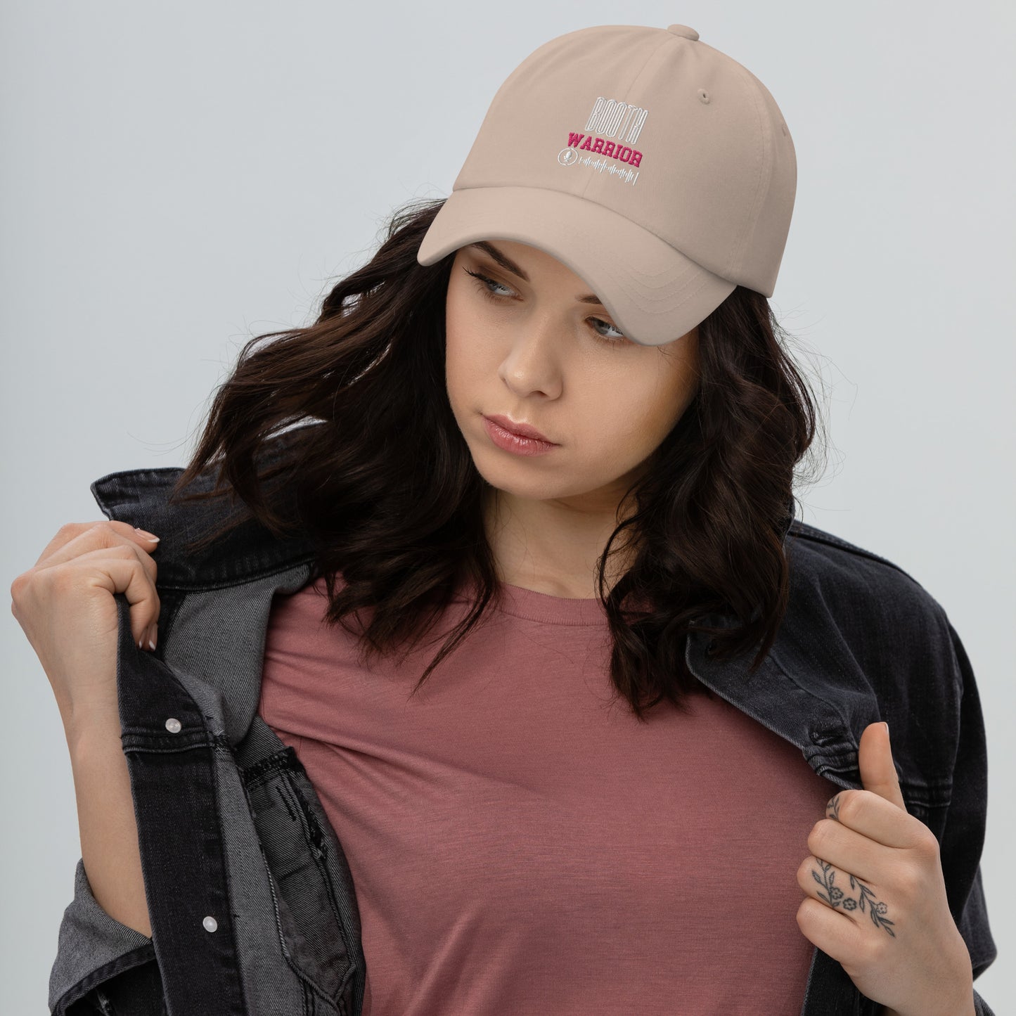 SOTVO Booth Wear: Booth Warrior Pink: Classic LUCKY Dad Hat