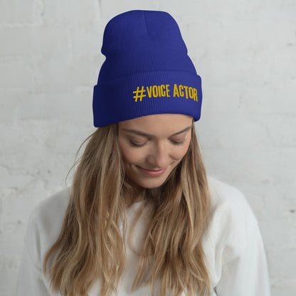 SOTVO Booth Wear: Voice-Over Actor: Classic Stylish Cuffed Beanie