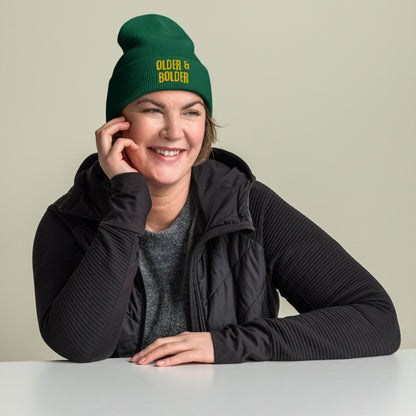 Older Bolder: Lucky Cuffed Beanie