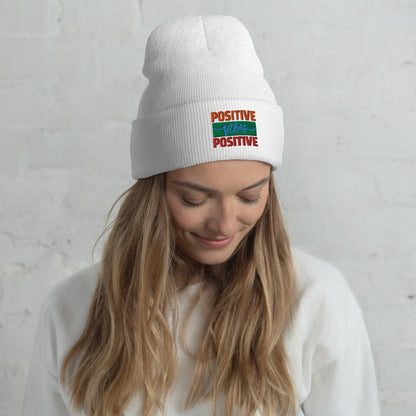 Motivational Positive Vibes: Classic Cuffed Beanie